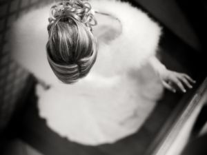 chignon de la mariée