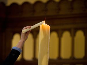 Le cierge de baptême